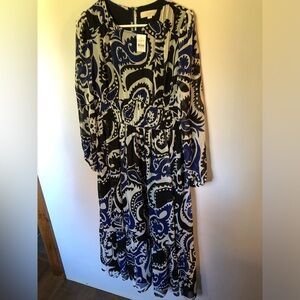 NWT LOFT Long Sleeve Maxi Dress